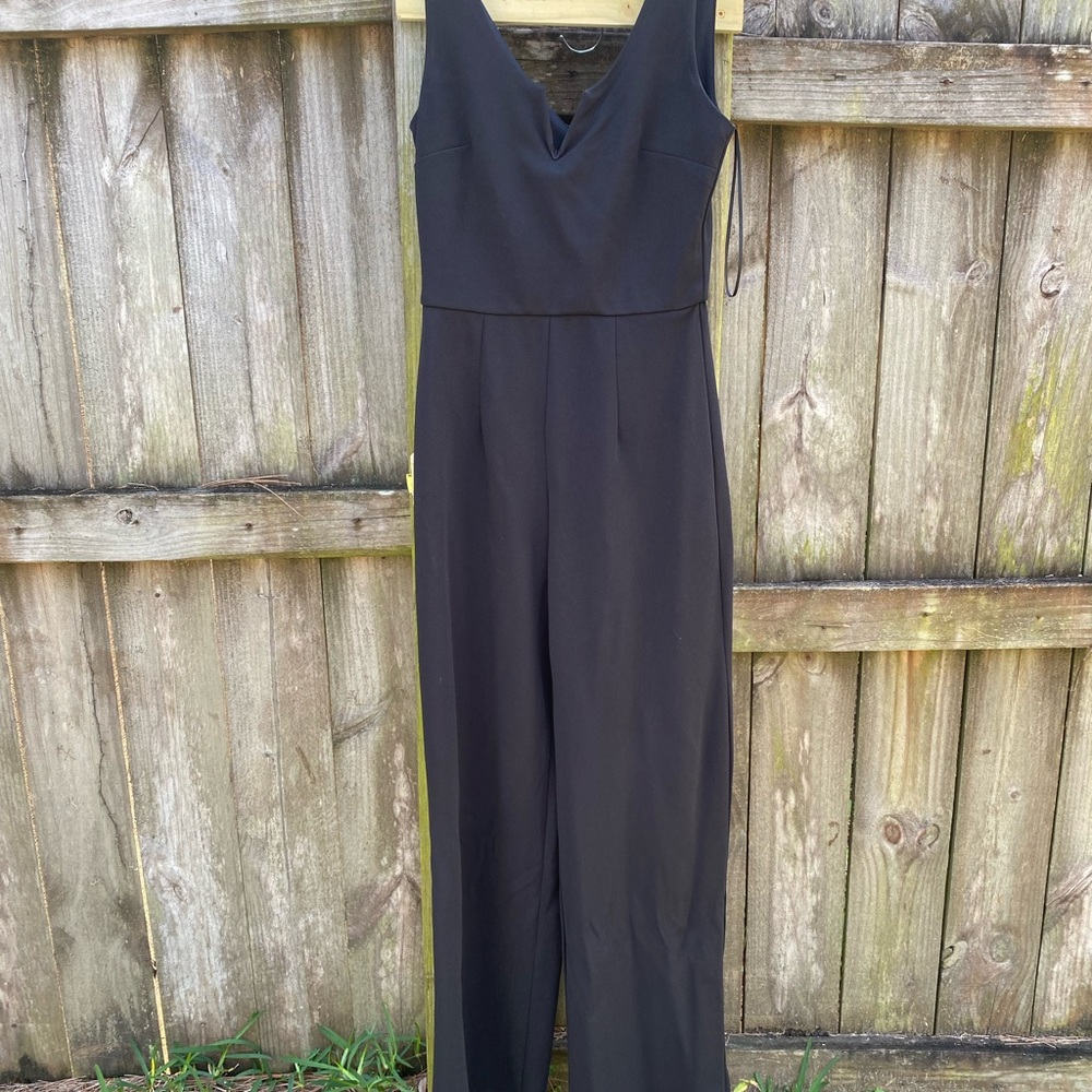 Mi Ami Black Wide Leg Jumpsuit